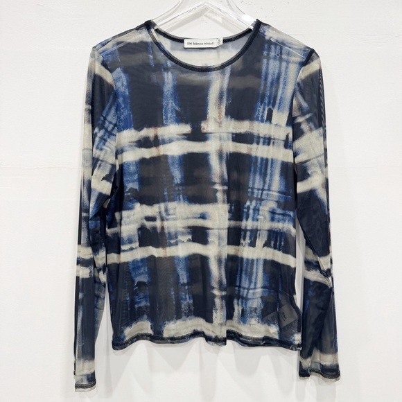 Rebecca Minkoff Tops - Rebecca Minkoff Sheer Long Sleeve Mesh Top XL